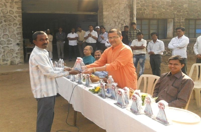 Recognition at a company gathering